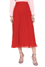 Load image into Gallery viewer, Silk midi skirt
