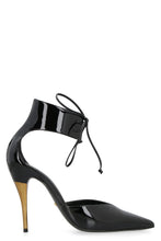 Load image into Gallery viewer, Patent leather pointy-toe pumps
