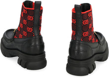 Load image into Gallery viewer, Logo detail leather booties

