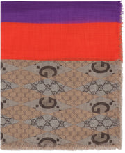 Load image into Gallery viewer, Wool jacquard scarf
