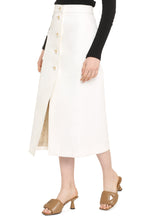Load image into Gallery viewer, Cotton midi skirt
