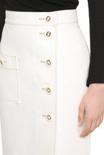 Load image into Gallery viewer, Cotton midi skirt
