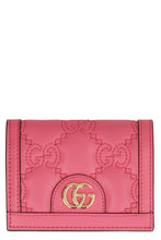 Load image into Gallery viewer, GG quilted leather card holder
