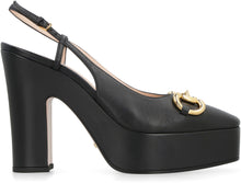 Load image into Gallery viewer, Leather platform pumps
