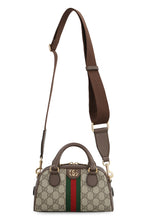 Load image into Gallery viewer, Ophidia coated fabric handbag
