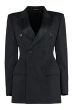 Load image into Gallery viewer, Double-breasted wool blazer
