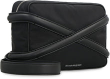 Load image into Gallery viewer, Harness leather and nylon messenger bag
