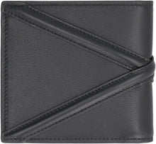 Load image into Gallery viewer, Leather flap-over wallet
