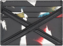 Load image into Gallery viewer, Printed leather card holder
