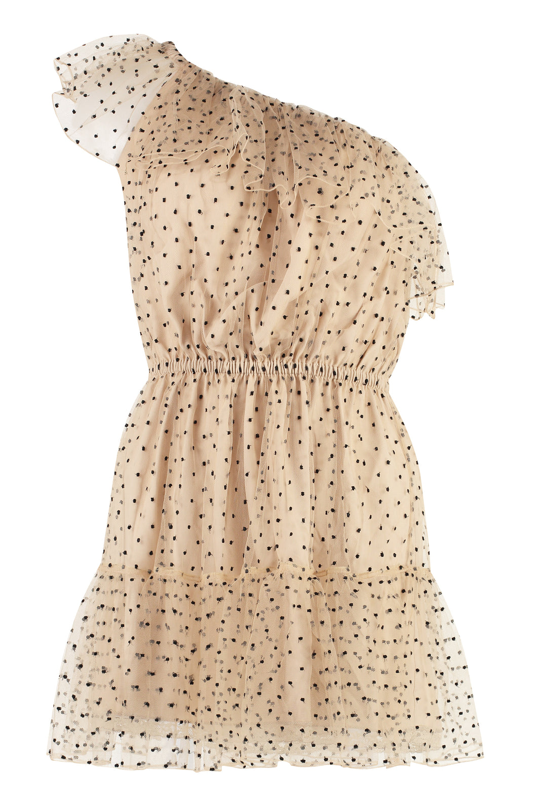 Polka-dot tulle dress