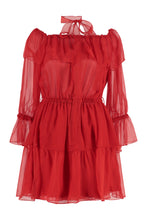 Load image into Gallery viewer, Ruffled chiffon dress
