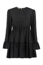 Load image into Gallery viewer, Polka-dot print silk mini dress
