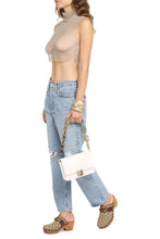 Load image into Gallery viewer, Embellished mesh top
