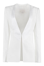 Load image into Gallery viewer, Satin inserts tuxedo blazer
