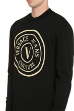Load image into Gallery viewer, Intarsia crew-neck sweater
