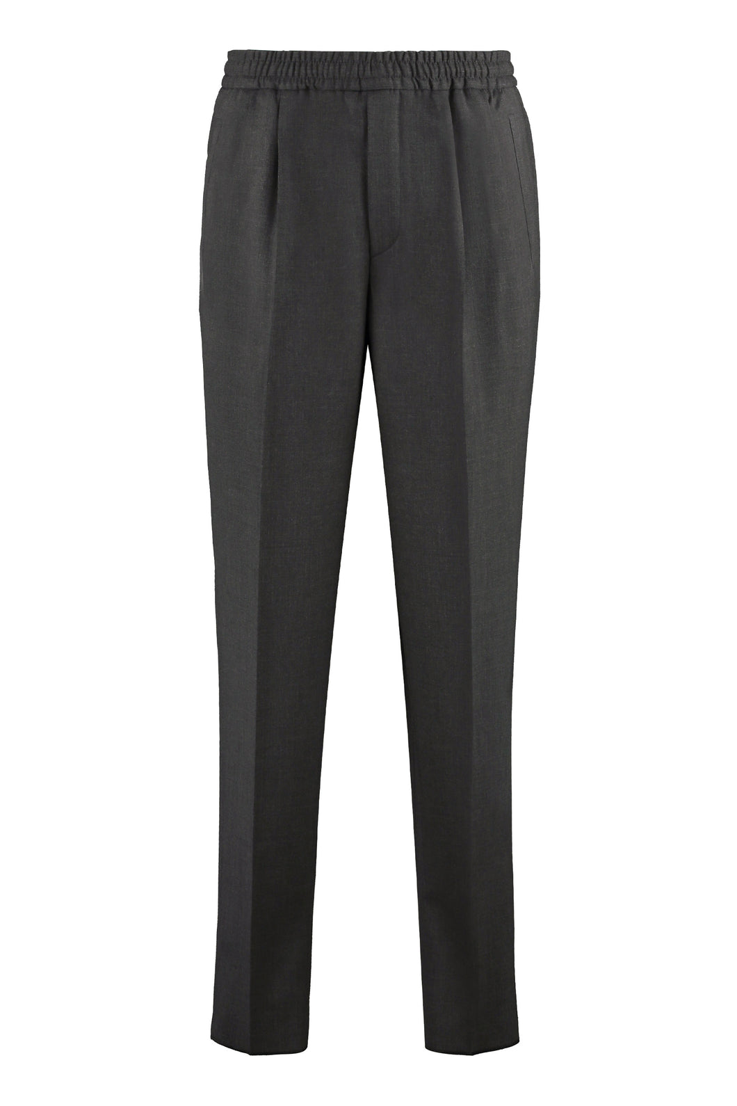 Wool blend trousers