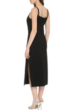 Load image into Gallery viewer, Midi dress with side slit
