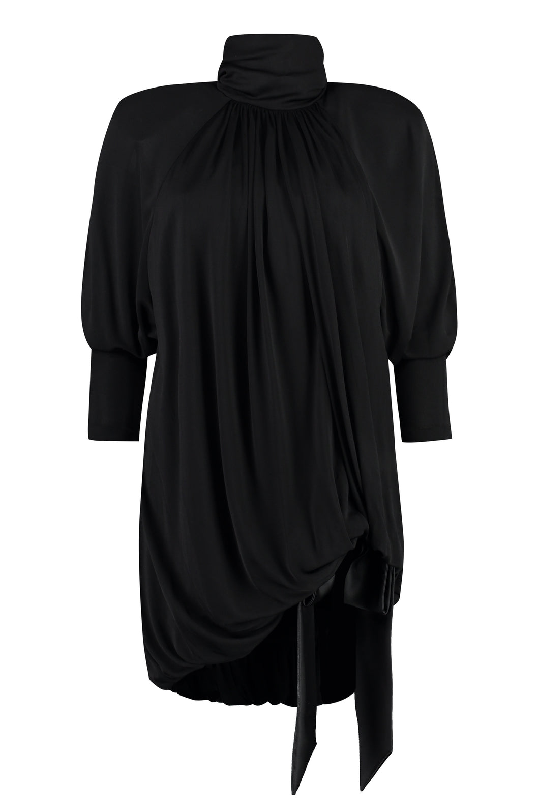 Draped jersey dress