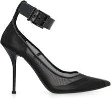 Load image into Gallery viewer, Punk mesh pointy-toe pumps
