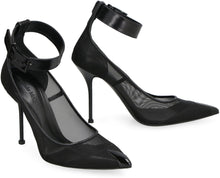 Load image into Gallery viewer, Punk mesh pointy-toe pumps
