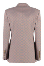 Load image into Gallery viewer, Cotton double-breasted blazer
