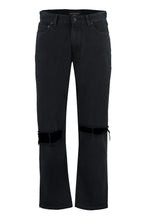 Load image into Gallery viewer, 5-pocket straight-leg jeans
