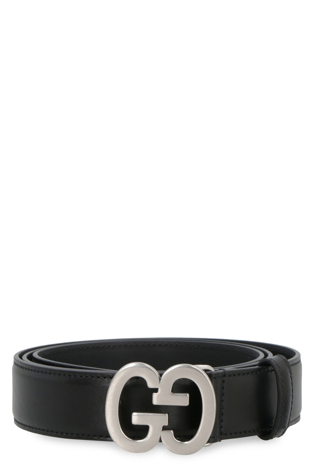 GG buckle leather belt