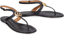 Load image into Gallery viewer, Leather flat sandals
