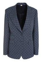 Load image into Gallery viewer, Jacquard single-breasted blazer
