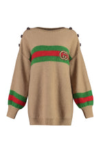 Load image into Gallery viewer, Crew-neck wool sweater
