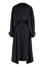 Load image into Gallery viewer, Wool and cotton trench coat
