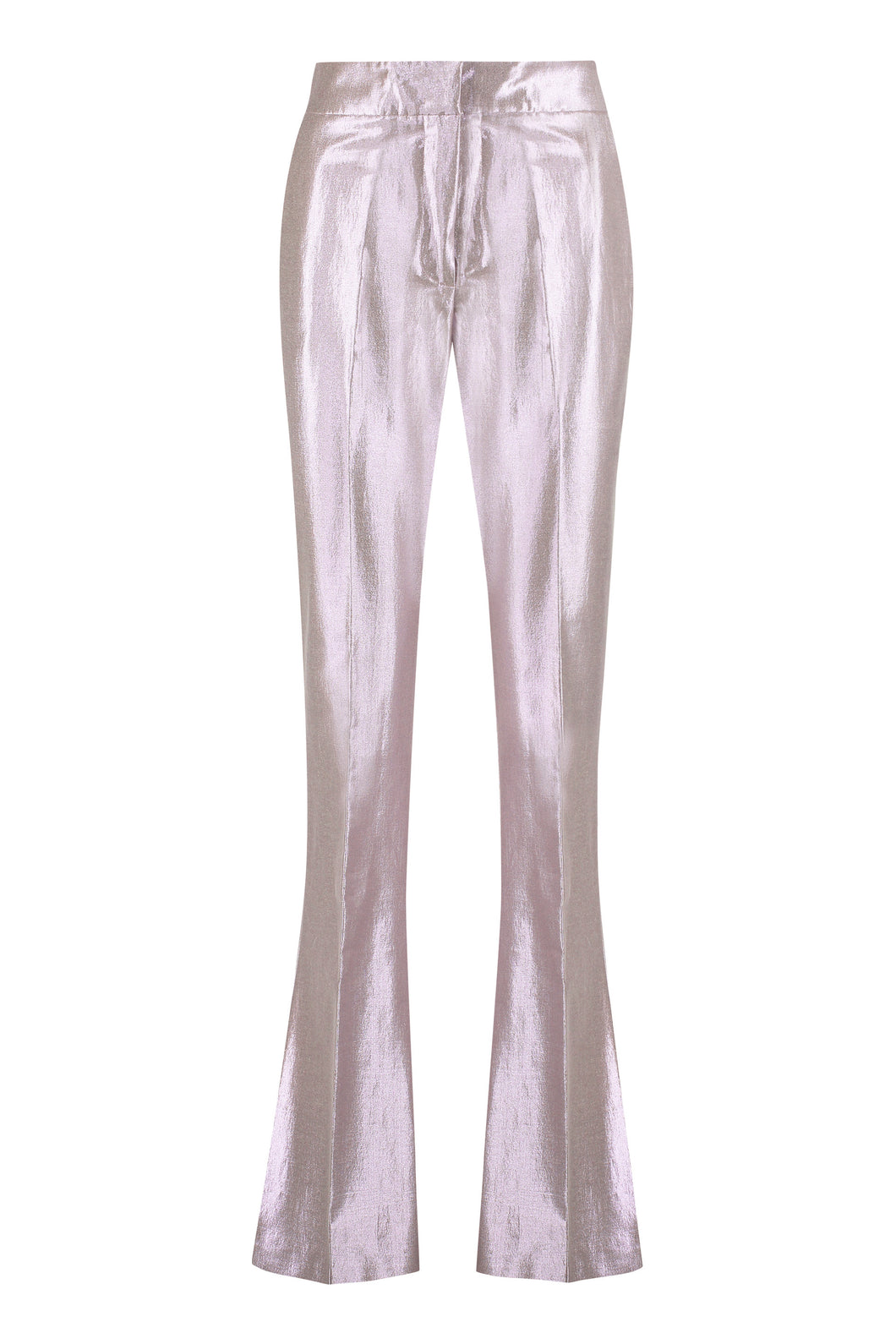 Lurex cotton trousers