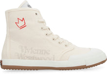 Load image into Gallery viewer, Animal Gym canvas high-top sneakers
