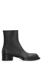 Load image into Gallery viewer, Stack leather ankle boots
