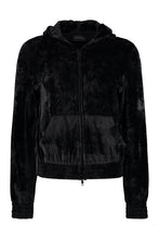 Load image into Gallery viewer, Velvet full zip hoodie
