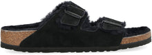 Load image into Gallery viewer, Arizona Shearling suede slides
