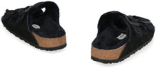 Load image into Gallery viewer, Arizona Shearling suede slides
