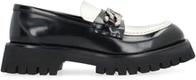 Load image into Gallery viewer, Logo detail leather loafers
