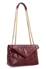 Load image into Gallery viewer, Puffer Toy bag in shiny leather
