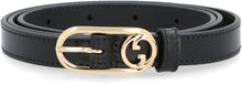 Load image into Gallery viewer, Logo buckle leather belt
