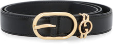 Load image into Gallery viewer, Leather belt with metal buckle
