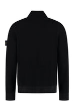Load image into Gallery viewer, High collar zipped cardigan
