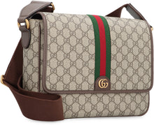 Load image into Gallery viewer, Ophidia GG supreme fabric shoulder-bag
