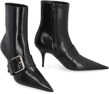 Load image into Gallery viewer, Knife 80 Leather ankle boots
