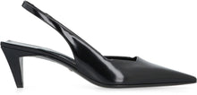 Load image into Gallery viewer, Leather slingback pumps
