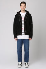 Load image into Gallery viewer, Full-zip cotton sweater

