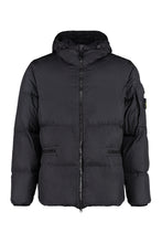 Load image into Gallery viewer, Hooded nylon down jacket
