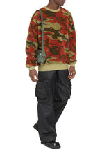 Load image into Gallery viewer, Camouflage fleece sweatshirt
