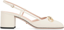 Load image into Gallery viewer, Leather slingback pumps
