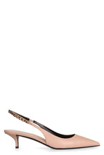 Load image into Gallery viewer, Leather slingback pumps
